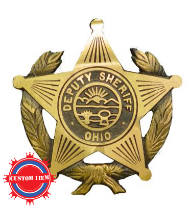 Sheriff Bronze Grave Marker